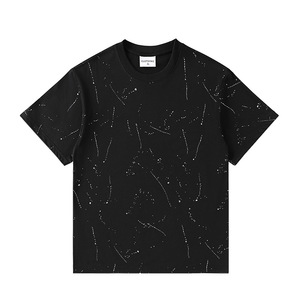 T-shirt <span class=keywords><strong>Meteor</strong></span> à manches courtes Style décontracté haut de gamme avec motif solide coupe ample grande taille - Product Image 3
