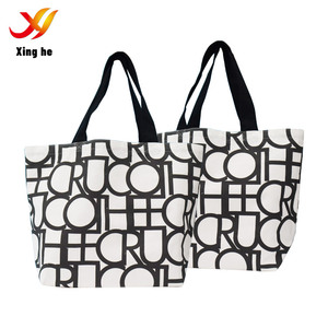 Custom Logo 16oz Heavy Duty Cotton Canvas Tote Bag Bulk Order Wholesale Shopping Bag for Promotional Events