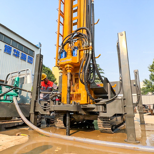 크롤러형 물 우물 드릴링 장비 유압 500m 400m 300m 200m 100m 드릴링 펌프 핵심 구성 요소 포함 - Product Image 5