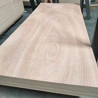 Panneau de contreplaqué en bois dur commercial de 12 mm, 4x8 pieds, placage de peuplier laminé pour la découpe au laser