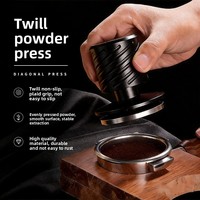 Tasseur à expresso en acier inoxydable 304 à double ressort, pression constante de 30 lb, doseur de café, outil de barista, design moderne