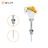 Capteur de température industriel isolé minéralisé SY WR, à fil unique, blindé, RTD PT100, en acier inoxydable et plastique, pour haute température, type thermocouple