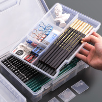 Nouveaux produits pour étudiants, fournitures de peinture, outils de peinture, grande capacité, croquis, crayon, ensemble d'art