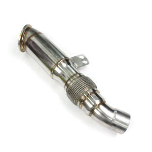 Tuyau de descente d'échappement de haute qualité pour <span class=keywords><strong>Bmw</strong></span> <span class=keywords><strong>140i</strong></span> 240i 340i 440i 540i 640i 740i 840i X5 X6 X7 Z4 B58 3.0t avec tuyau de descente de bouclier thermique - Product Image 1