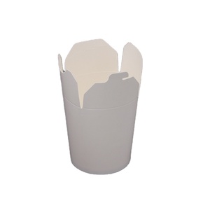 Boîte à nouilles personnalisée en papier kraft brun de qualité alimentaire avec finition brillante ou mate, emballage en gros idéal pour les restaurants - Product Image 5