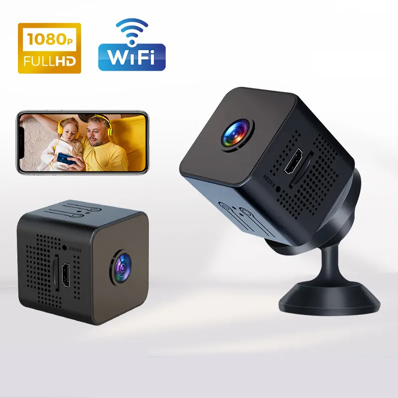 X1 portatile per interni senza fili visione notturna Micro telecamere CCTV 1080P HD telecamera di sicurezza per la casa Smart Full HD Kit di piccole dimensioni