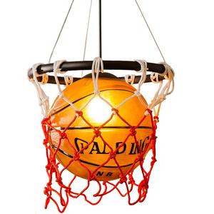 रचनात्मक बच्चों के कमरे की छत दीपक स्थिरता लड़कों बेडरूम बास्केटबॉल फांसी दीपक - Product Image 3