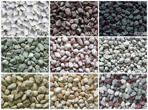 Ciottoli di Turchese Naturale Lavato al Fiume, Colore Blu Piatto BD012A - Product Image 5