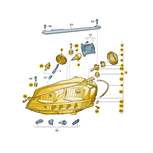 Sistema de Iluminación Automotriz Original, Faro Delantero para VW Golf Mk7.5 GOLF <span class=keywords><strong>VII</strong></span> 2018-, Compatible con Faro 5G1941005D 5G1941006D - Product Image 5