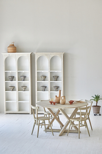 Style italien du milieu du siècle en bois de pin recyclé vintage rétro antique fabricant de meubles étagère à vin meuble de salon - Product Image 3