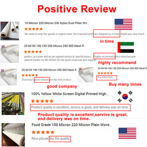 25 60 90 100 150 250 350 mikron kain layar jaring kain tepung penggilingan poliester nilon penyaring jala nilon penyaring debu - Product Image 2