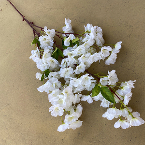 Tiges de fleurs de cerisier artificielles 105 cm, branches de fleurs en soie, <span class=keywords><strong>d</strong></span>écoration pour mariage, fête, événement, Nouvel An chinois, toucher réaliste - Product Image 5