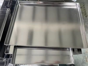 Bandeja Rectangular de Acero Inoxidable 304 Personalizada, Bandeja para Barbacoa, Bandeja para Hornear de Cocina Comercial, Chapa Metálica Doblada - Product Image 2