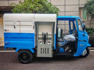 Tùy chỉnh thiết kế nguồn nhà máy 3 bánh xe xe máy chở hàng kainiu vệ sinh ba bánh với bãi rác ba bánh đường phố Sử dụng xăng - Product Image 5