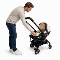 Système de voyage pour bébé Kidilo pliable 3 en 1 avec siège auto pour nourrisson, cadre en alliage d'aluminium pour une utilisation familiale en extérieur, poussette OEM ODM