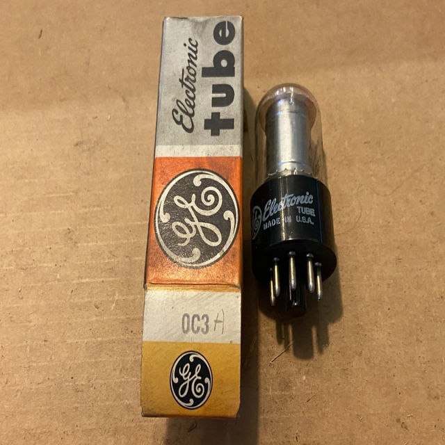 New Original Ready Stock NOS NIB 0C3A Vacuum Tube Guaranteed Made in Straight Bottle 1967