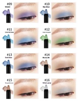 Matte wasserdichte Seidenraupen stift Make-up bunte Perl glanz Auge Highlight Stick rotierenden Lidschatten Bleistift