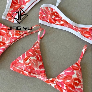 Fabricante de Bikinis, Diseño de Alta Calidad, Traje de Baño de Nailon Reciclado Estampado Personalizado para Mujer - Product Image 4