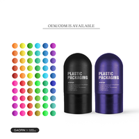 Bouteille en plastique écologique de luxe 100ml HDPE Squeeze Flip Cap pour soin de la peau Lotion Crème pour le visage Presse Application Cosmétique vert