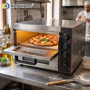 <span class=keywords><strong>Four</strong></span> à <span class=keywords><strong>pizza</strong></span> électrique commercial à 2 niveaux en acier inoxydable, <span class=keywords><strong>four</strong></span> à pâtisserie sur comptoir avec pierre réfractaire, équipement <span class=keywords><strong>professionnel</strong></span> pour la préparation de pizzas en restaurant - Product Image 1