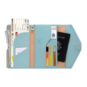 Portefeuille de voyage multifonction anti-RFID pour passeport, fabriqué en usine BSCI - Product Image 1
