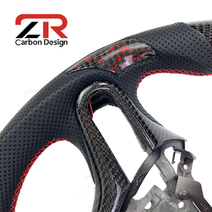 <span class=keywords><strong>พวงมาลัย</strong></span>คาร์บอนไฟเบอร์แบบกำหนดเอง พร้อมจอแสดงผล LED RPM สำหรับ <span class=keywords><strong>Honda</strong></span> <span class=keywords><strong>Civic</strong></span> รุ่นที่ 8 9 10 11 ตกแต่งภายในรถยนต์สปอร์ต ปี 2009-2018 - Product Image 3