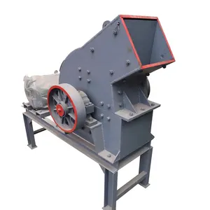 Máquina de minería de bajo precio HuanSheng trituradora de piedra trituradora de martillo PC200 * 300 máquina trituradora de martillo de botella de vidrio de piedra
