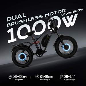 Eahora Terra 2, Bicicleta Eléctrica de Montaña de 1000w con Doble Motor, Batería Grande, Suspensión Completa, 48V, la Mejor - Product Image 2