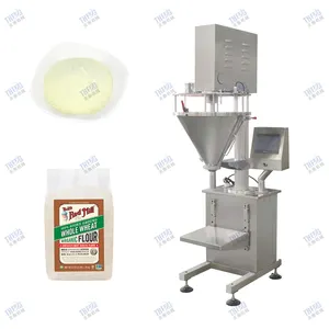 Semi Automatic Auger Filler Coffee Chili Small Protein Dry Milk Spice Powder Filling Machine