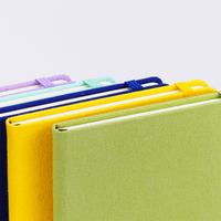 Carnet personnalisé en PU avec bande élastique pour cadeaux d'affaires, papier épais, plusieurs couleurs disponibles, fabricant de carnets de bureau quotidiens