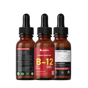 Vitamin B12 Drop Focus Mood Brain Health Increase Energy Support OEM Private Label Liquid Drops Vitamins B12 Drop