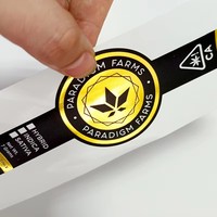 Étiquettes de pots en feuille métallique durable, autocollants personnalisés imprimés pour l'emballage du miel