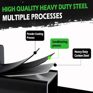 AMBITION Plaque de récepteur d'attelage à ouverture de 2 pouces, conception à fixation par boulons avec verrou <span class=keywords><strong>antivol</strong></span>, montage mural et fixation sur pare-chocs - Product Image 5