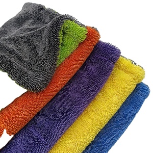 Serviettes de séchage pour voiture en microfibre tricotée sans bords 1200 g/m² - Serviette absorbante douce à séchage rapide pour le detailing automobile et l'usage domestique - Product Image 1
