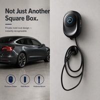Station de charge de voiture électrique de type 2 220V AC 7KW chargeur rapide domestique chargeur BYD 32A courant nominal IP55 5m nouveau utilisé