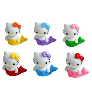 Muñeca de Cola de Sirena de Hello Kitty, Miniatura 3D de Resina Plástica, Decoración para el Hogar, Accesorio de Escritorio - Product Image 1