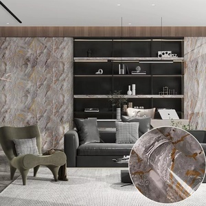 <span class=keywords><strong>Papier</strong></span> <span class=keywords><strong>peint</strong></span> adhésif effet marbre argenté, résistant à l'huile, imperméable, résistant aux hautes températures, pour la décoration des armoires murales - Product Image 6