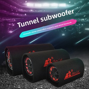 Factory Wholesale <strong>Car</strong> Audio High-Power Subwoofer <strong>Bluetooth</strong> with Microphone USB Card Slot Tunnel <strong>Speaker</strong> - Product Image 2