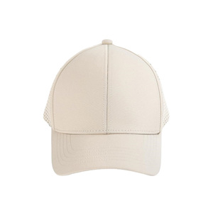 Gorra de béisbol de golf de 6 paneles al por mayor de OEM/ODM de protección solar con sombrero de ala curvada recortada con láser de tela impermeable personalizada - Product Image 2