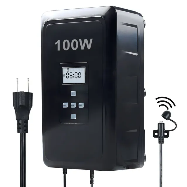 AC12V 100W Outdoor  Low Voltage Transformer with Timer and Photocell Sensor Landscape Lighting Transformer Waterproof