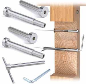 Garde-corps invisible en acier inoxydable T316 pour poteaux métalliques de niveau pour câble de 1/8 ". - Product Image 2