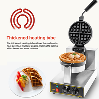 Offre Spéciale gaufrier rond rotatif mini/électrique gaufrier aux oeufs gaufrier de forme populaire industriel/professionnel