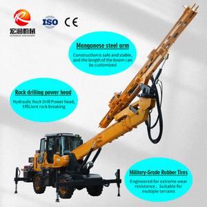 Thủy lực Crawler DTH Giàn Khoan cho mỏ khai thác mỏ đá cứng nổ lỗ sâu lỗ khoan bề mặt xây dựng thiết bị khoan - Product Image 5