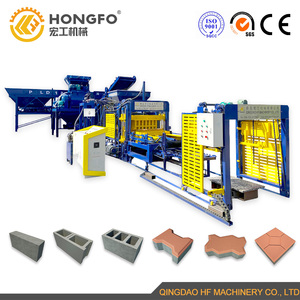 Máquina de bloques de hormigón hidráulica completamente automática Qingdao <span class=keywords><strong>HF</strong></span> para la construcción - Product Image 2