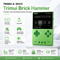 Console de jeu portable Trimui Brick Hammer Metal, écran IPS 3,2 pouces, Linux, jeux vidéo rétro, WiFi, lumière RGB