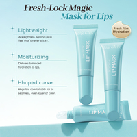 Masque de nuit apaisant peel-off pour les lèvres – Hydratation intense, éclaircissant, léger, longue durée – Baume à lèvres en gel pour la nuit