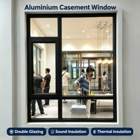 Ventana Acústica Insonorizada de Aluminio con Doble Acristalamiento para Edificios Urbanos