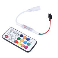 RF Sans Fil RGB Led Contrôleur DC5-24V 17 Clé Télécommande Mini Contrôleur LED