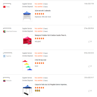 Tentes Pop-Up Toldos 3x3, Tente Gazebo 3x3, Auvent Pliant Extérieur pour Événements et Marchés