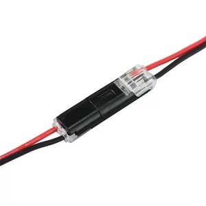 Terminali H2 D2 a 2 Pin per Connessione Rapida 0.3-0.75mm² 22~19AWG, Terminali a Crimpare per Cavi Elettrici per Illuminazione LED <span class=keywords><strong>Auto</strong></span> - Product Image 4